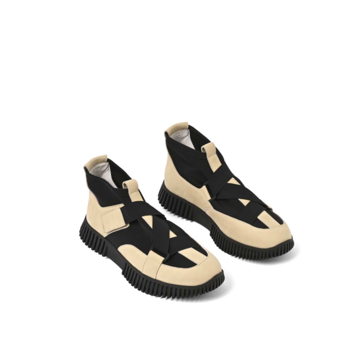 arche havvea-ankle-high-sneakers-beige-leather-1G210HAVVEAJ410