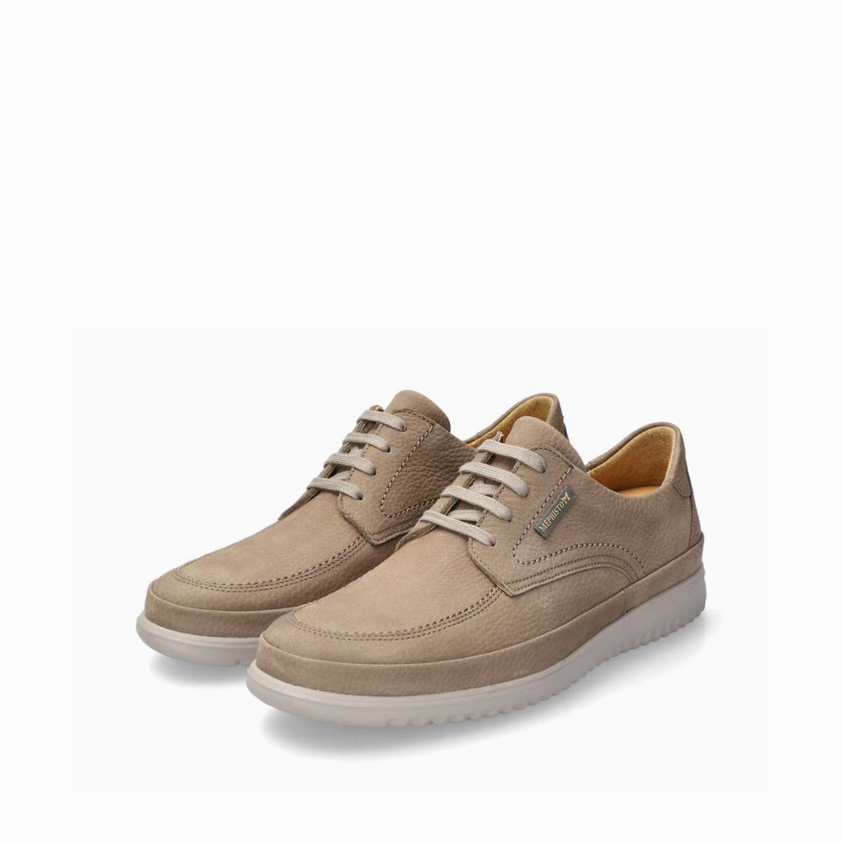 Mephisto-Timeo-Mens-Casual-Shoes-Beige-Leather-5149629