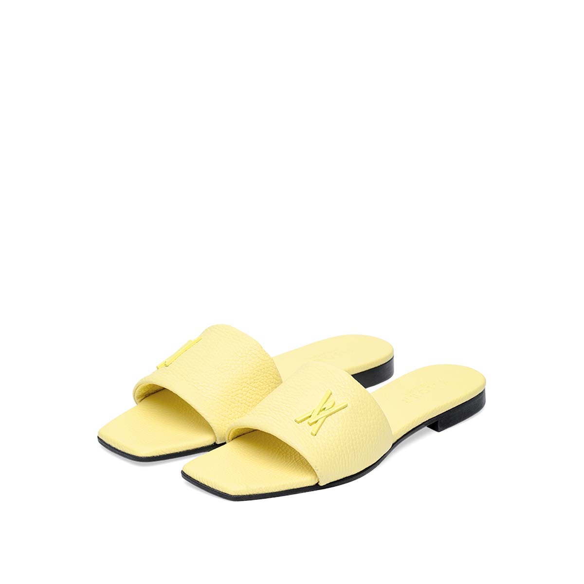 visona-sora-womens-slip-on-sandals-yellow-leather-2600-ca