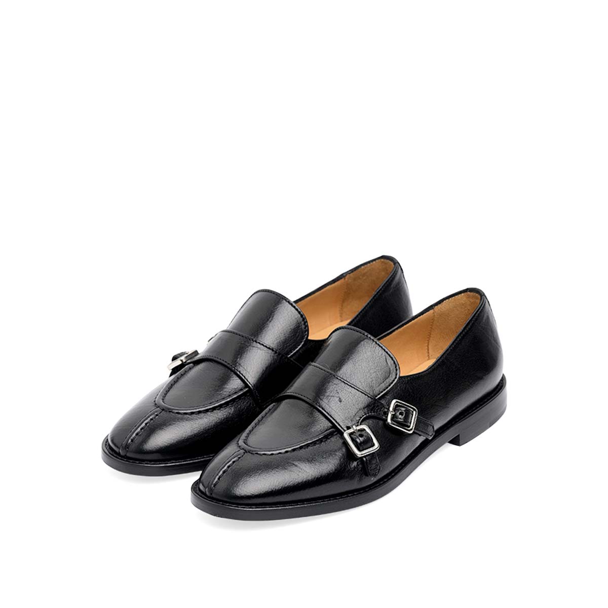 camerlengo-flora-womens-loafers-black-leather-RENNA-NERO